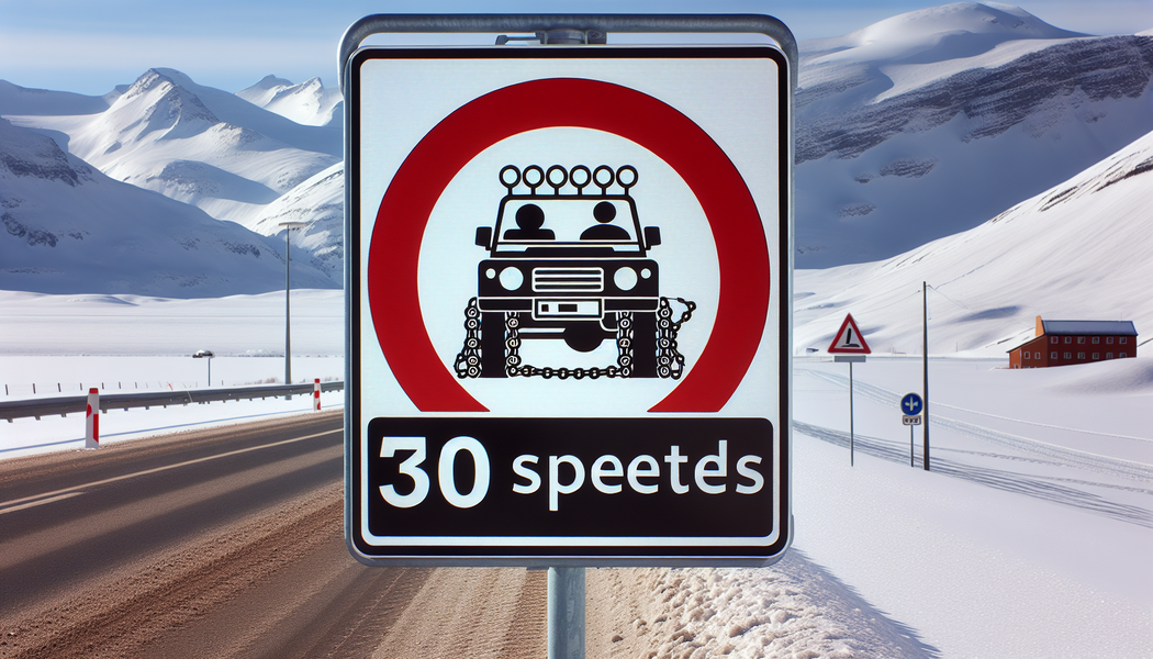 Sicherheitsaspekte und Straßenbelag - Wie schnell darf ein Kraftfahrzeug mit Schneeketten höchstens fahren?