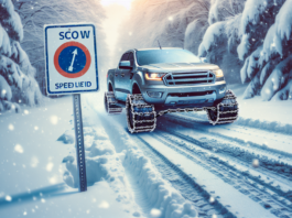 Wie schnell darf ein Kraftfahrzeug mit Schneeketten höchstens fahren? Wie schnell darf ein Kraftfahrzeug mit Schneeketten höchstens fahren?