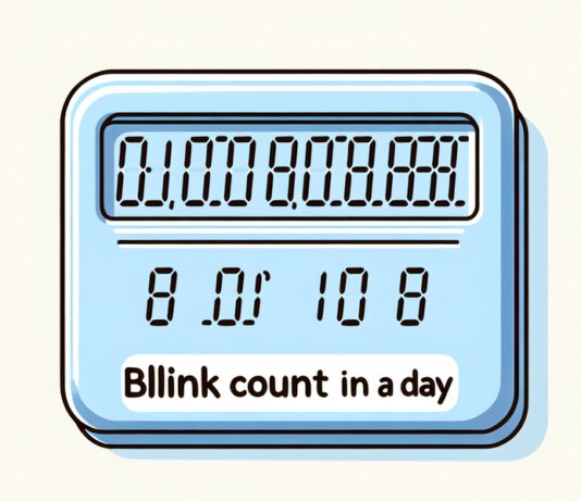 Wie oft blinzelt man am Tag? Wie oft blinzelt man am Tag?