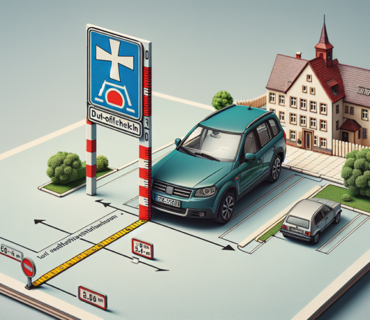 Wie weit muss man beim Parken außerorts vom Andreaskreuz mindestens entfernt bleiben? Wie weit muss man beim Parken außerorts vom Andreaskreuz mindestens entfernt bleiben?