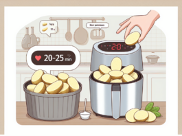 Wie lange brauchen rohe Kartoffeln in der Heißluftfritteuse? Wie lange brauchen rohe Kartoffeln in der Heißluftfritteuse?