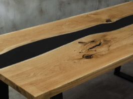 Die Kunst der Herstellung eines Epoxidharz-Tisches: Eine Kombination aus Handwerk und Innovation