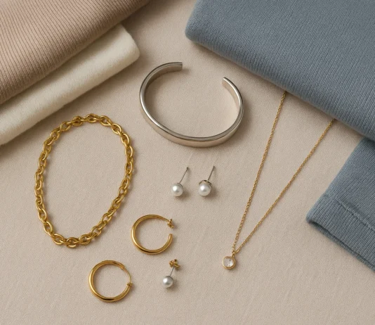 Subtil und smart: Schmuckfarben, die mit der eigenen Capsule Wardrobe harmonieren Schmuckfarben