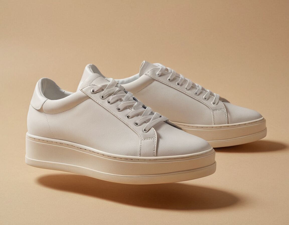 Minimalistische Schnitte und klare Linien   - Sneaker Trend 2025 für Damen: Die Must-Haves der kommenden Saison