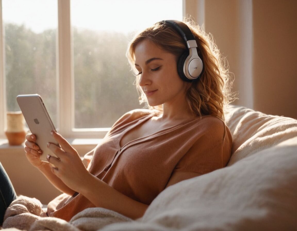 Musik oder einen inspirierenden Podcast hören - Guten Morgen, schönen Samstag: Tipps für einen entspannten Start ins Wochenende