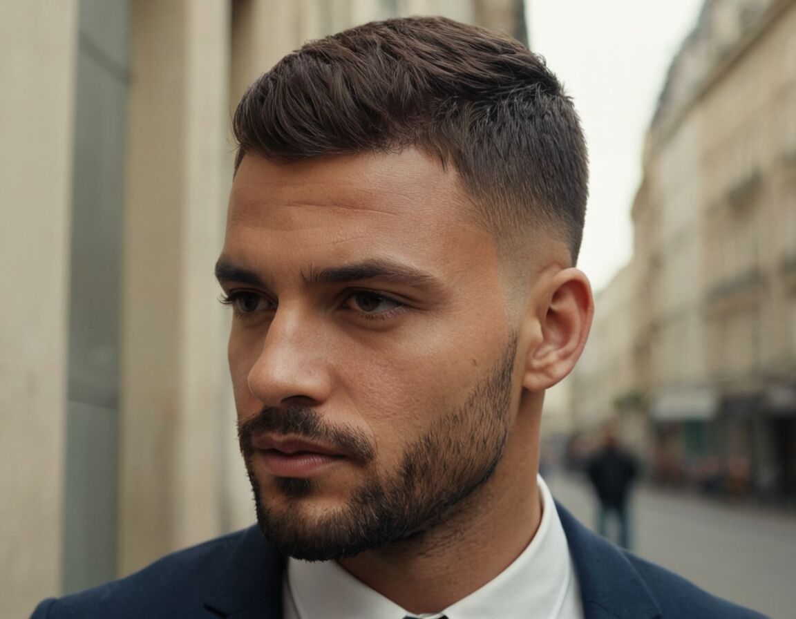 Passende Gesichtsformen für den Trend - French Crop Mid Fade: Der Trend-Haarschnitt für moderne Männer