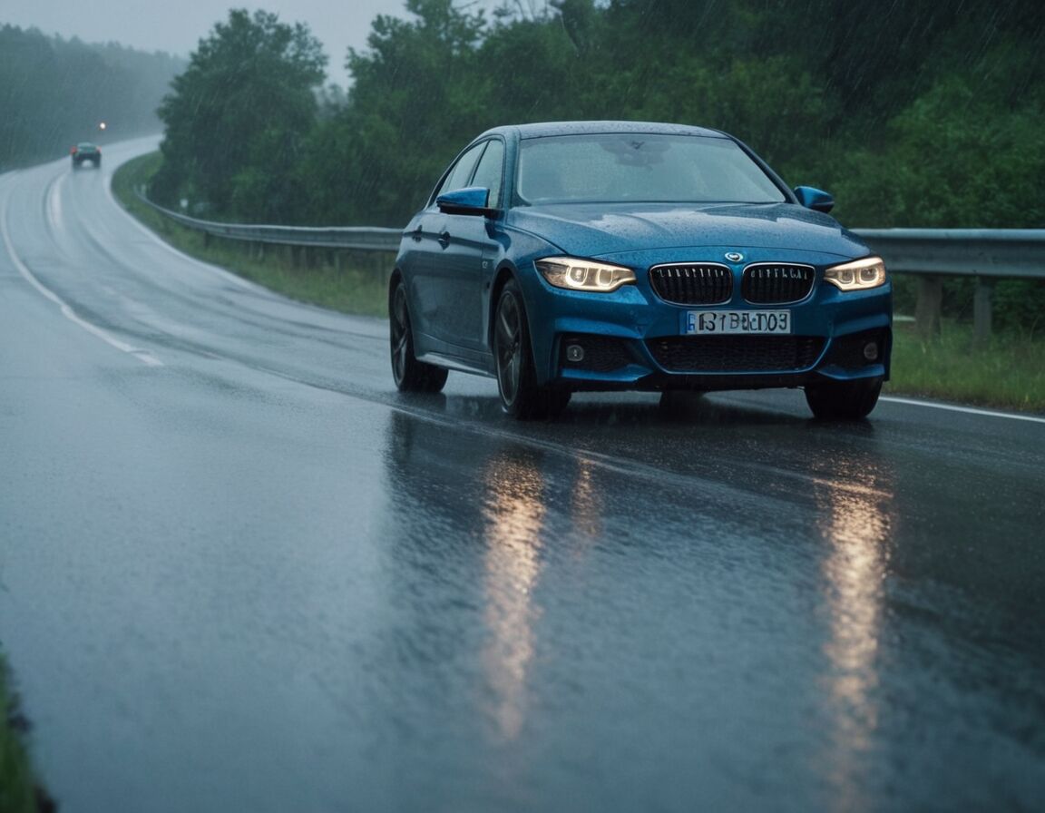 Risiko bei abgenutzten Reifen oder ungleichmäßem Profil - Was kann Aquaplaning (Wasserglätte) zur Folge haben? Risiken und Präventionsmaßnahmen im Straßenverkehr