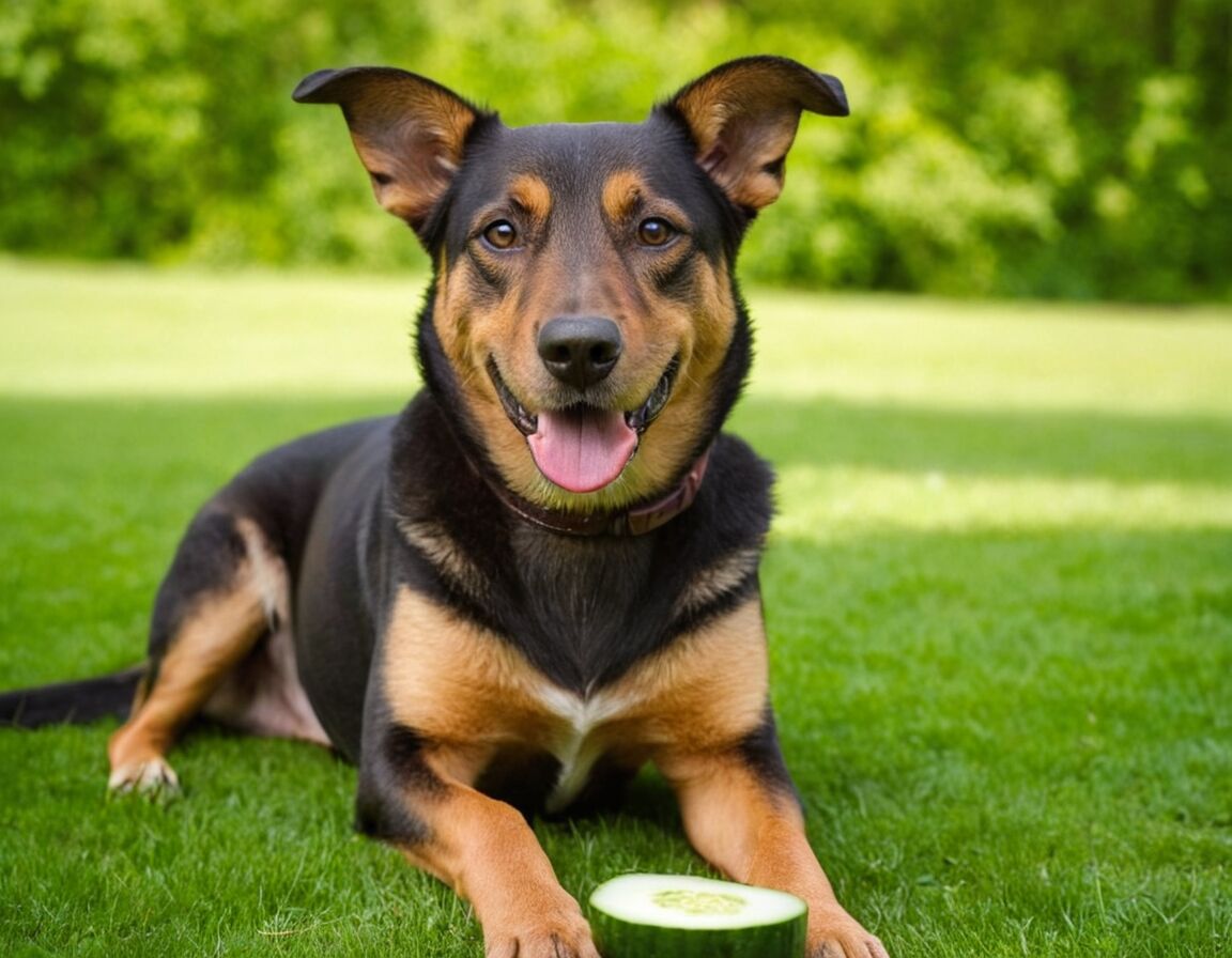 Gurken sollten in passende Stücke geschnitten werden - Dürfen Hunde Gurken essen? Die wichtigsten Informationen für Hundebesitzer