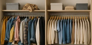 Von Chaos zu Klarheit: Dein Leitfaden für den optimal organisierten Kleiderschrank Organisierter Kleiderschrank
