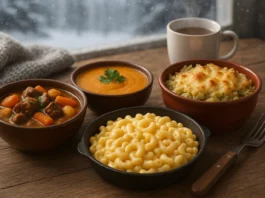 Wintergerichte, die den Körper wärmen Winterliche Wohlfühlgerichte