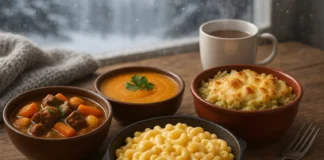 Wintergerichte, die den Körper wärmen Winterliche Wohlfühlgerichte