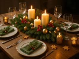 Die schönsten Tischarrangements für die Feiertage Festliche Tischarrangements