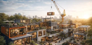 Container-Revolution: Wie modulare Bauweisen die Zukunft des Wohnens und Arbeitens prägen Modulare Bauweise Zukunft