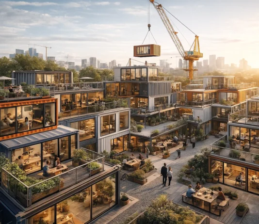 Container-Revolution: Wie modulare Bauweisen die Zukunft des Wohnens und Arbeitens prägen Modulare Bauweise Zukunft