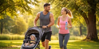 Fit und glücklich: Wie junge Eltern aktiv bleiben und das Wohlbefinden steigern Aktive, Glückliche Eltern